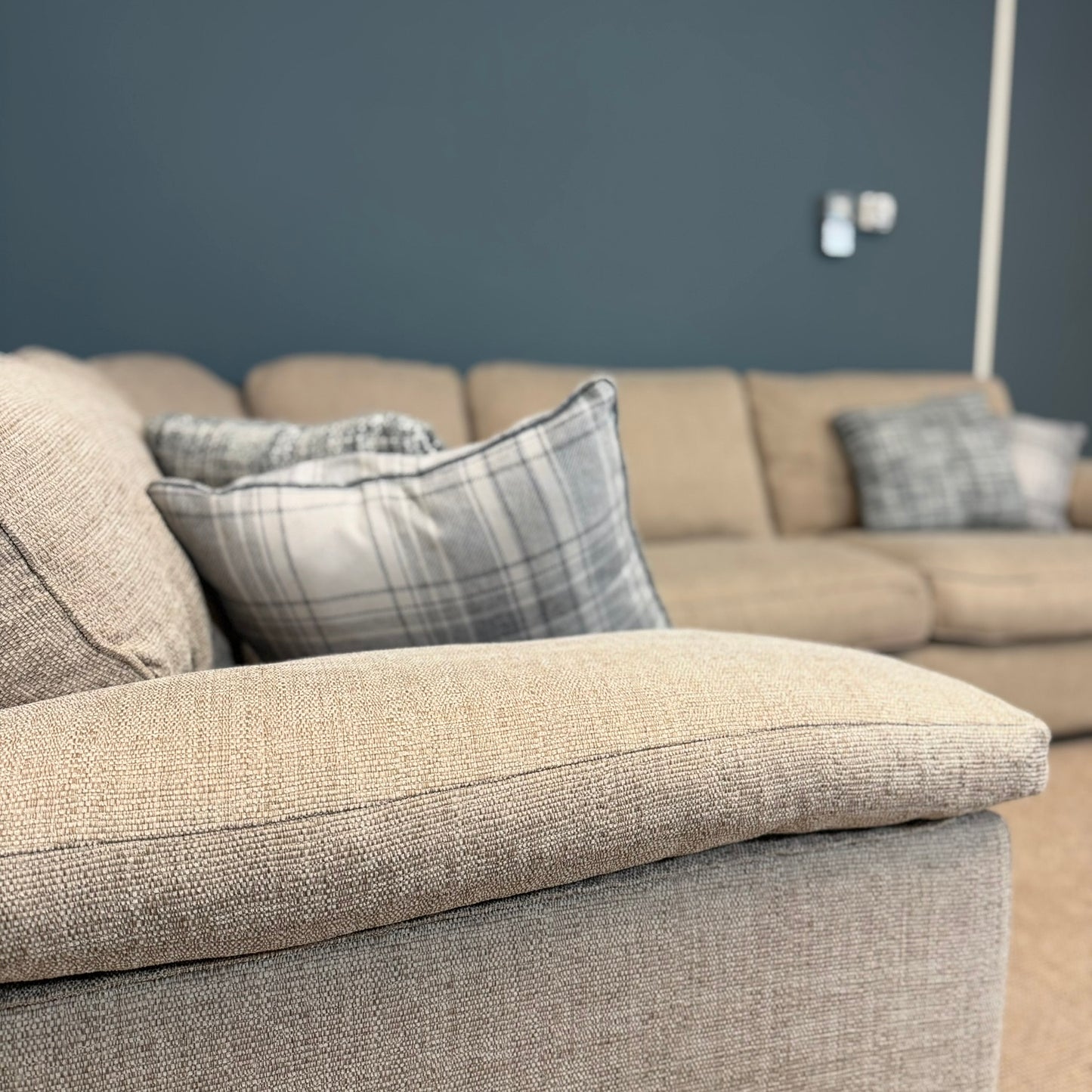 Large Oat Corner Sofa