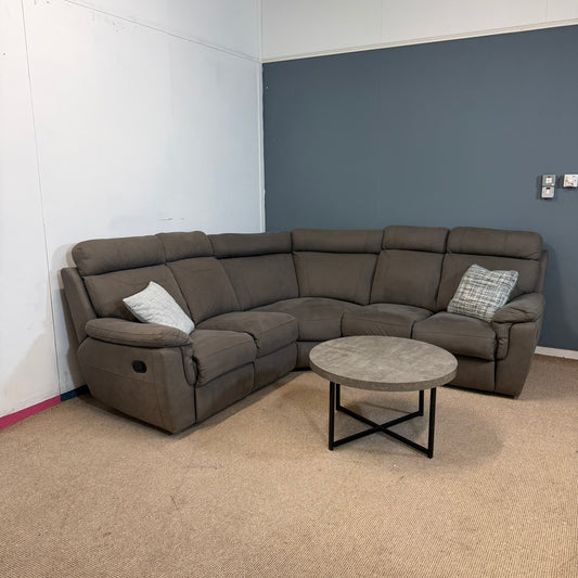 Large Grey Corner Recliner
