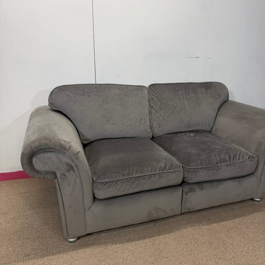 X2 Soft Grey Two-Seater Sofa Set
