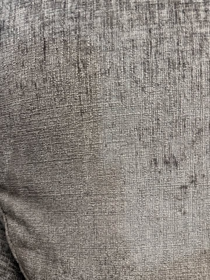 XL Custom built Grey Taupe Chenille Corner Sofa