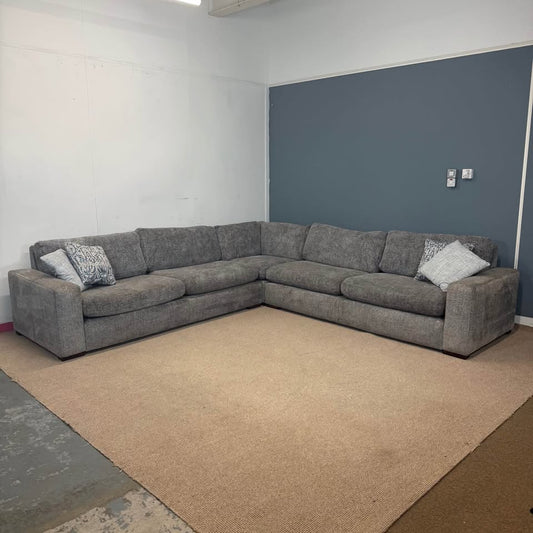 Large dfs Grey Corner Sofa