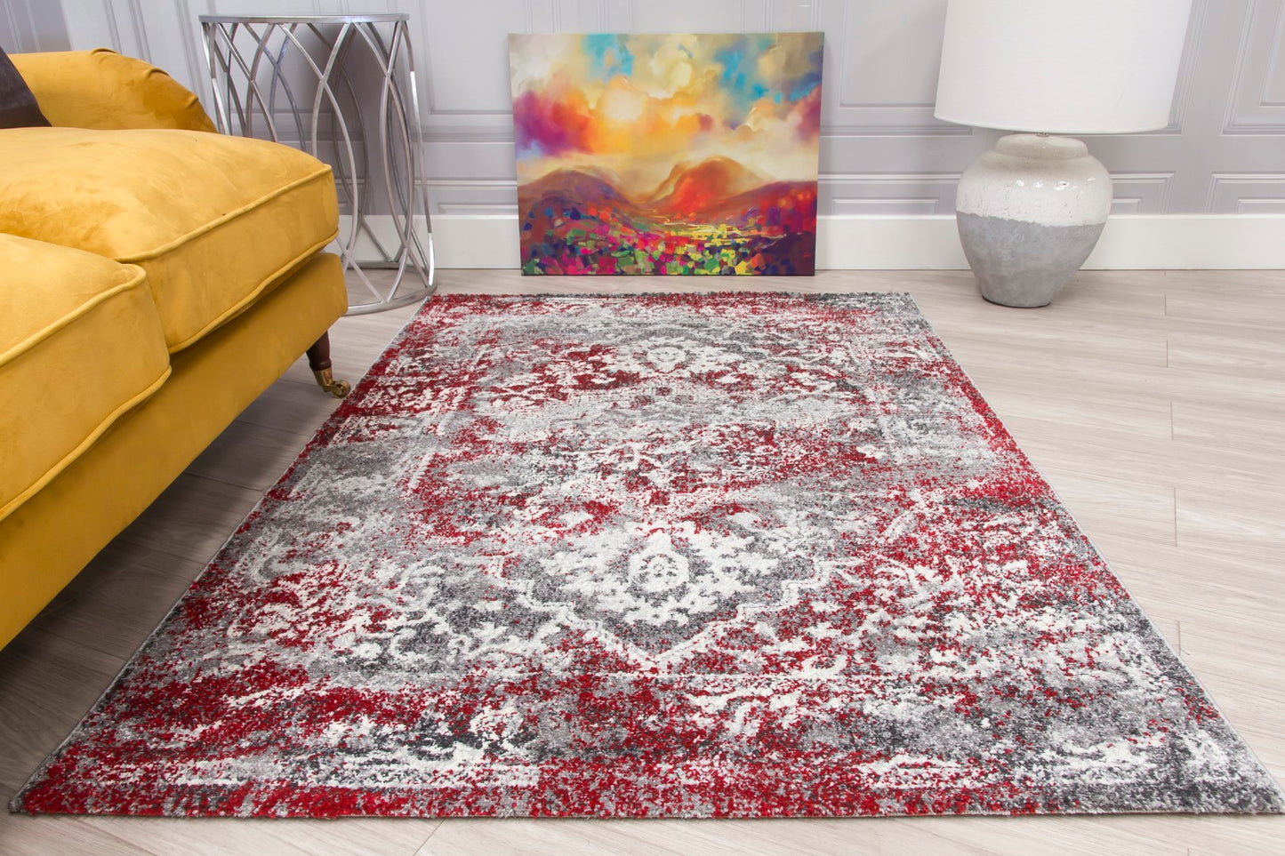 Antika Medallion - Red