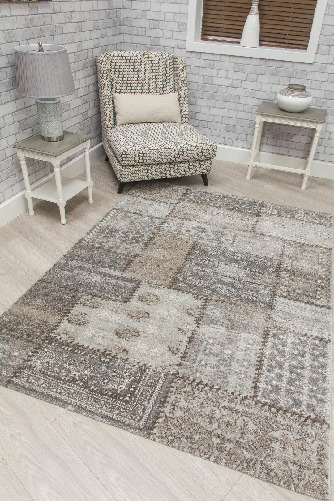 Antika Patchwork - Greige