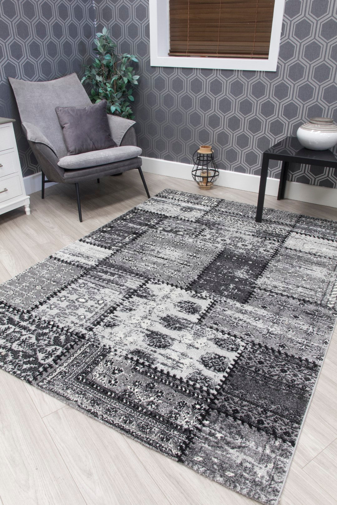 Antika Patchwork - Grey