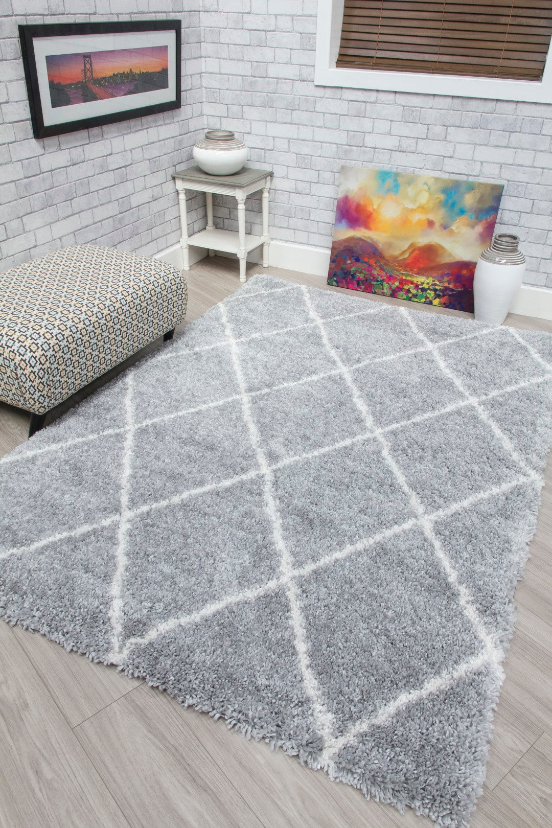 Fantasy Trellis - Light Grey