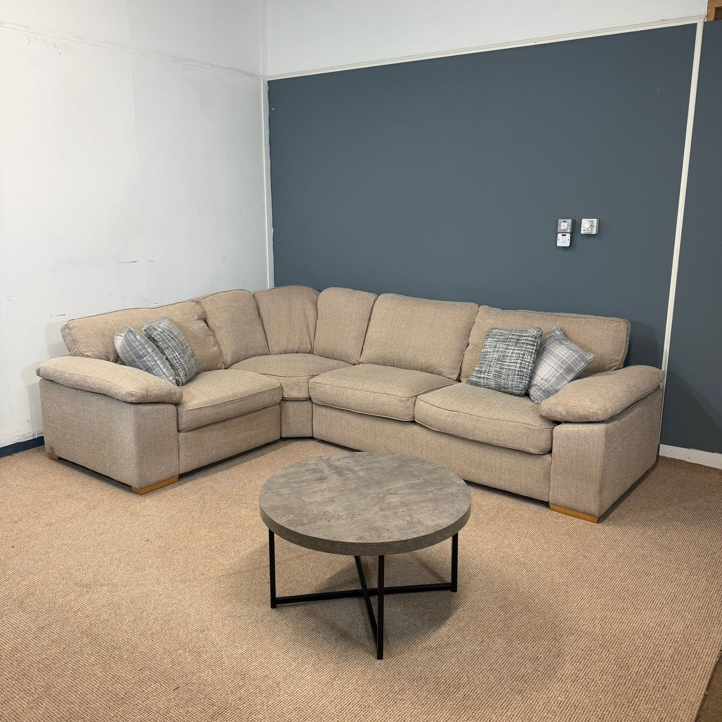 Large Oat Corner Sofa
