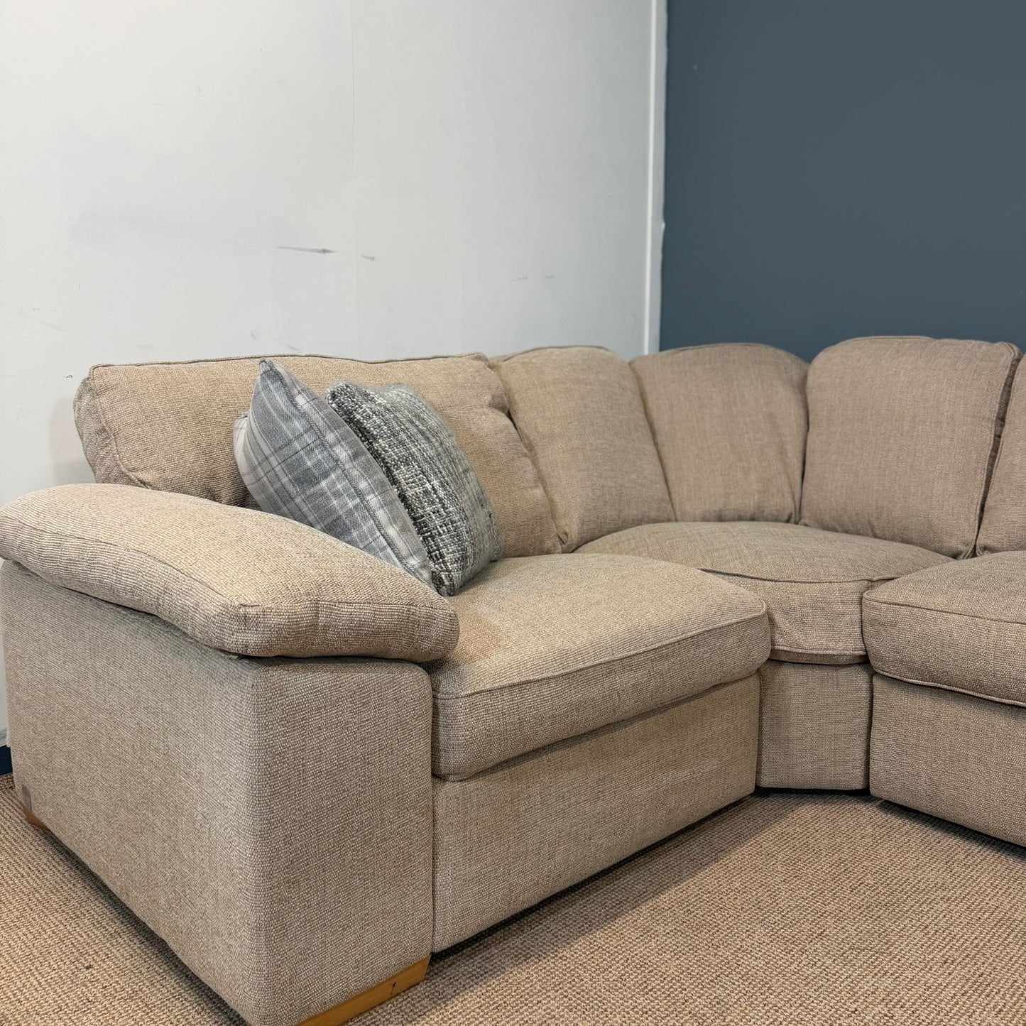 Large Oat Corner Sofa