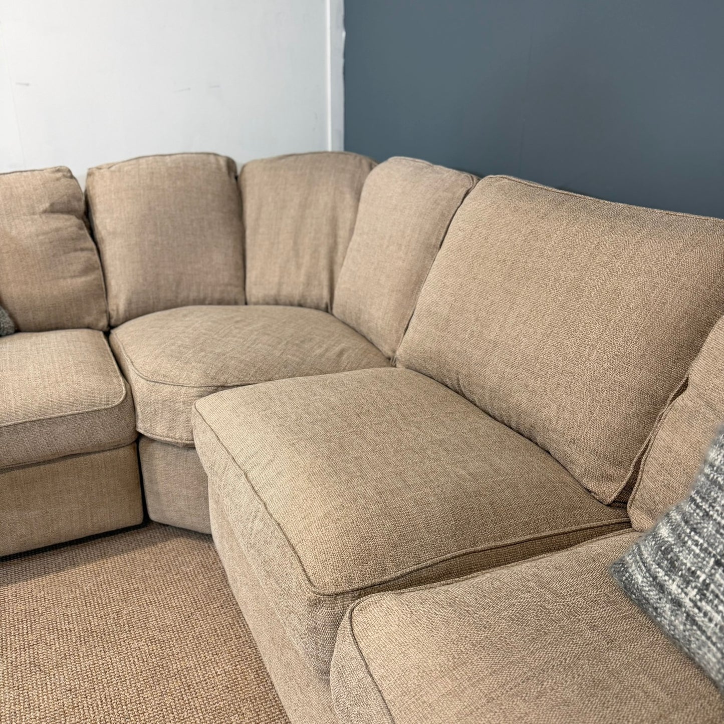 Large Oat Corner Sofa