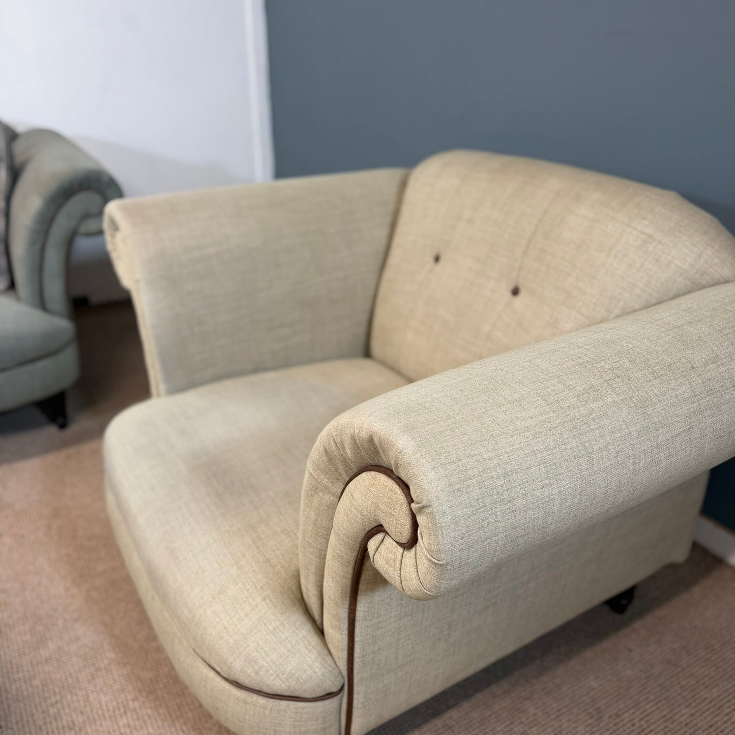 DFS Heritage Three & Armchair with Footstool set