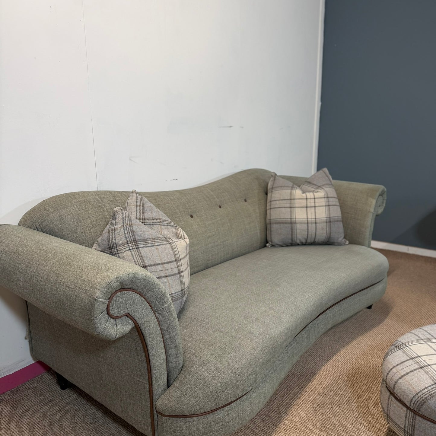 DFS Heritage Three & Armchair with Footstool set
