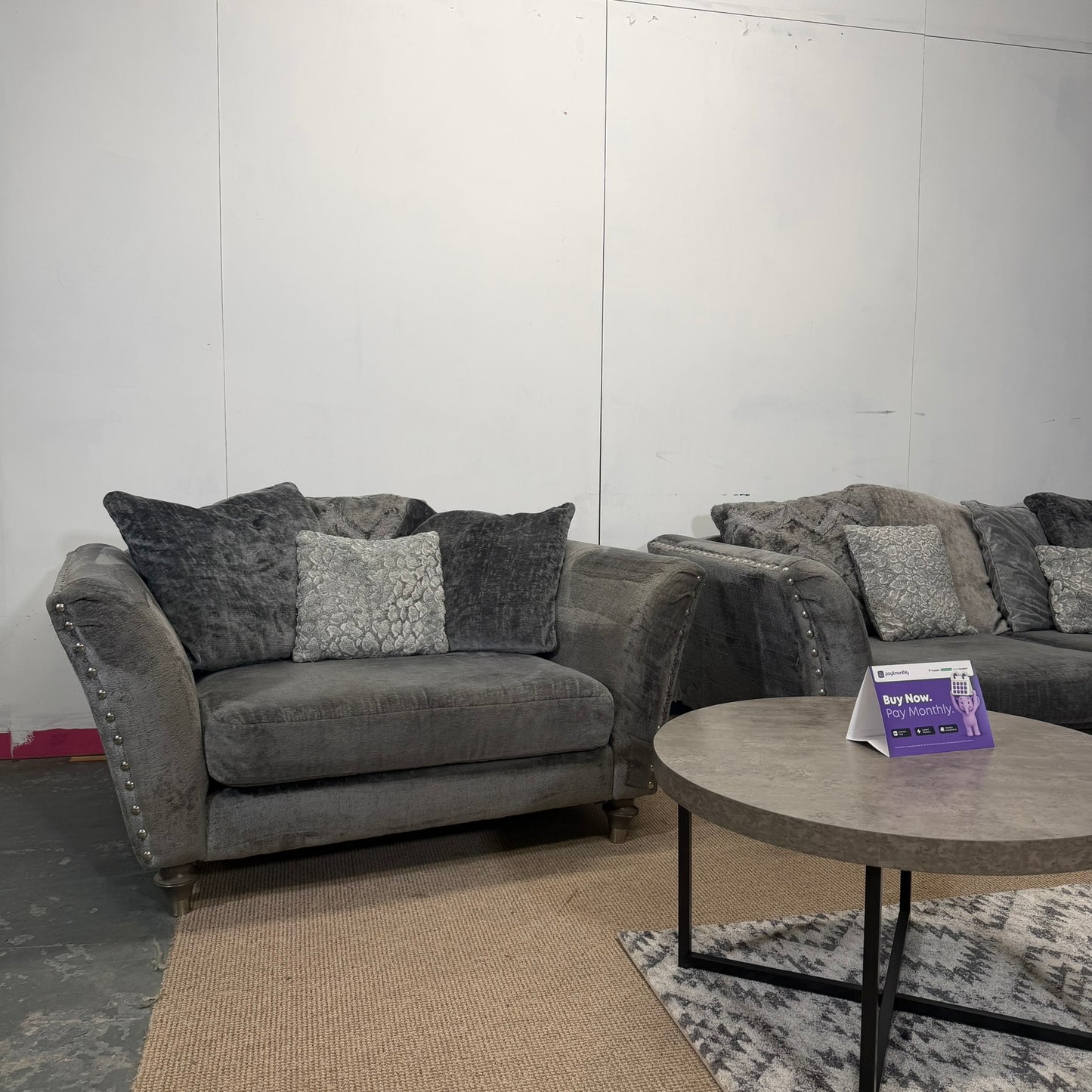 DFS Lawrie Corner Sofa & Large Cuddle Chair