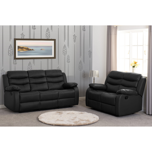 Roma Manual Recliner Three & Two Sofa Set